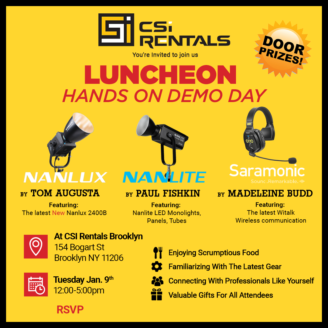 HD Pro Guide Invites You to CSI Rentals Luncheon Hands-On Demo Day